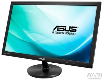 Лот: 12043134. Фото: 1. Монитор ASUS VS247HR Black почти... ЖК-мониторы