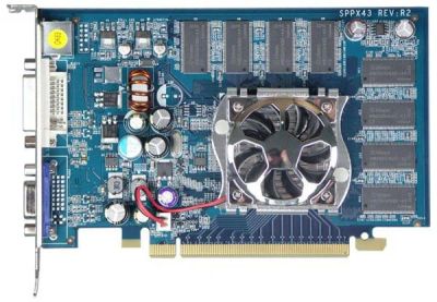 Лот: 3299331. Фото: 1. Sparkle GeForce 6600 PCI-E 128Mb... Видеокарты