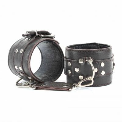 Лот: 24326667. Фото: 1. Наручники BDSM Арсенал с заклепками... Игрушки