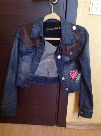 Лот: 2948294. Фото: 1. Джинсовая куртка Dsquared2!. Верхняя одежда