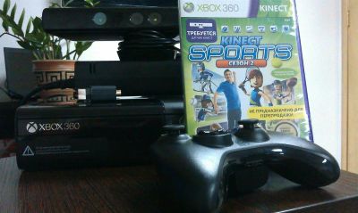 Лот: 3826494. Фото: 1. XBOX 360 4Gb + kinect. Игровые приставки, консоли