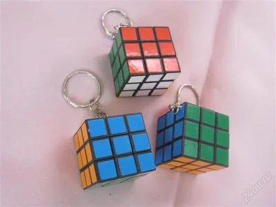 Лот: 2415798. Фото: 1. Кубик-рубик (брелок, миниверсия... Развивающие