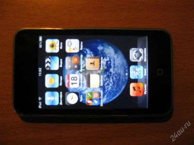 Лот: 1143689. Фото: 1. Ipod touch 3g 64gb с рубля. Плееры
