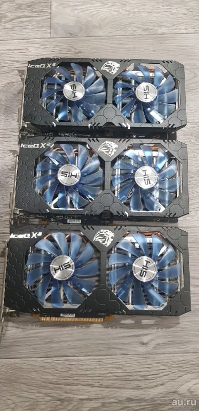 Лот: 17205749. Фото: 1. Видеокарта HIS RX580 iceQ x2 oc... Видеокарты