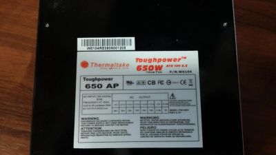 Лот: 4283714. Фото: 1. Блок питания Thermaltake 650w. Корпуса, блоки питания
