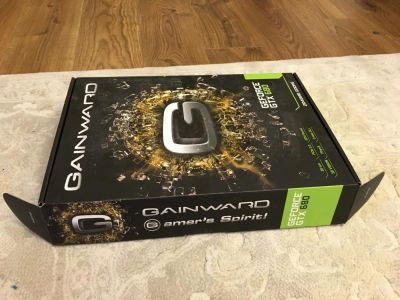 Лот: 8050514. Фото: 1. Видеокарта Gainward GeForce GTX... Видеокарты