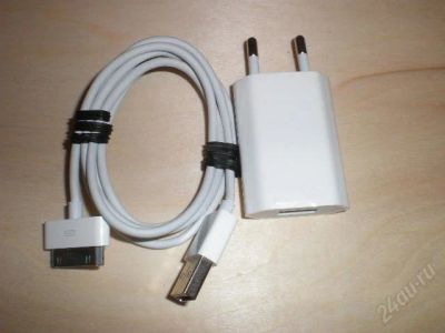 Лот: 1062313. Фото: 1. Зарядное устройство Apple <A1300... Зарядные устройства, блоки питания, адаптеры сетевые для смартфонов