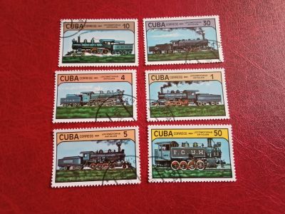 Лот: 25376444. Фото: 1. 1984 г, Куба, локомотивы, паровозы. Марки