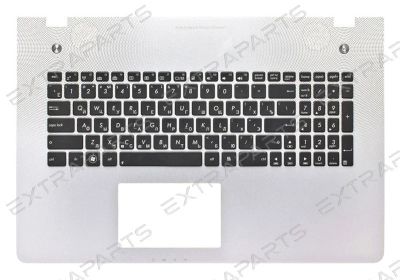 Лот: 15962194. Фото: 1. Клавиатура ASUS N76 (RU) топ-панель... Клавиатуры для ноутбуков