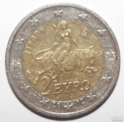 Лот: 6112865. Фото: 1. 2 евро 2002 год. Греция. Европа