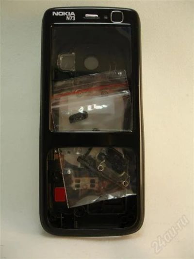 Лот: 1732809. Фото: 1. Корпус Nokia N73 (комплект) (черный... Корпуса, клавиатуры, кнопки