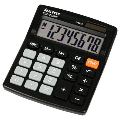 Лот: 25013377. Фото: 1. Калькулятор ELEVEN SDC-805NR 8... Калькуляторы