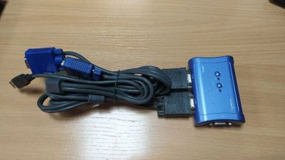 Лот: 21761359. Фото: 1. KVM переключатель TrendNet TK-207... USB хабы