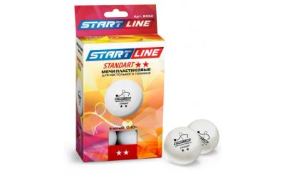 Лот: 20672330. Фото: 1. Мячи Start line Standart 2* New... Мячи, ракетки, шайбы, клюшки