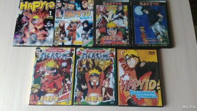 Лот: 9609185. Фото: 1. DVD- диски аниме «Наруто», 7 шт... CD, DVD, BluRay