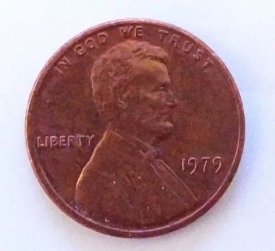 Лот: 25346805. Фото: 1. США 1 цент 1979 без двора. Америка