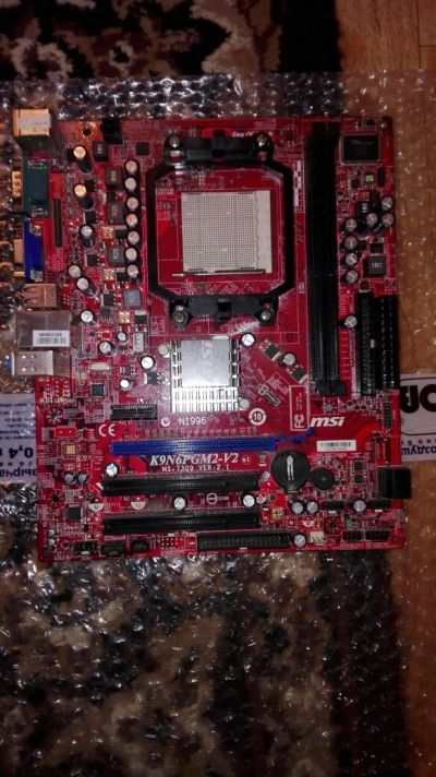 Лот: 9073053. Фото: 1. Материнская плата MSI K9N6PGM2-V2... Материнские платы