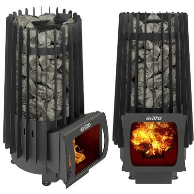 Лот: 19042322. Фото: 1. Печь дровяная Grill'D Cometa 180... Печи для бани, сауны