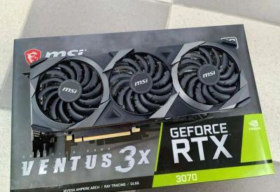 Лот: 19996539. Фото: 1. GeForce RTX 3070 ventus 3X OC. Видеокарты