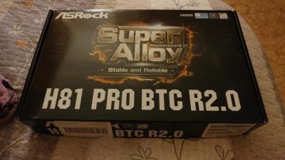 Лот: 9011707. Фото: 1. Asrock H81 Pro btc r2.0. Материнские платы