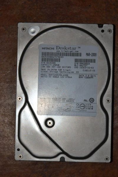 Лот: 6190814. Фото: 1. hitachi hdp7250gla380. Жёсткие диски (HDD)