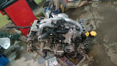 Лот: 10928398. Фото: 1. Двигатель Subaru Impreza EL15. Двигатель и элементы двигателя