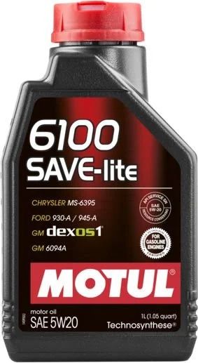 Лот: 12608066. Фото: 1. Motul 6100 Save-Lite Sae 5W-20... Масла, жидкости