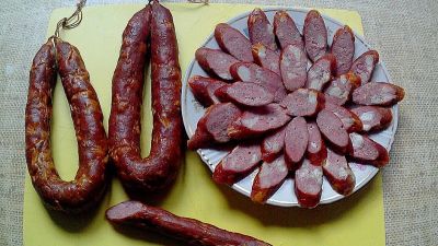 Лот: 10439144. Фото: 1. Колбаса домашняя. Мясо, птица, яйцо