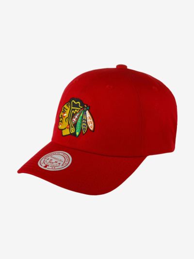 Лот: 22413058. Фото: 1. Бейсболка MITCHELL NESS HLUX5369-CBHYYPPPRED1... Другое (спортивная одежда)