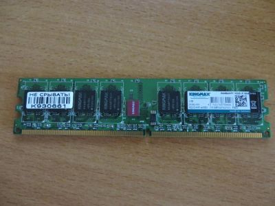 Лот: 5363462. Фото: 1. DDR2-800 1GB Kingmax Двусторонняя. Оперативная память