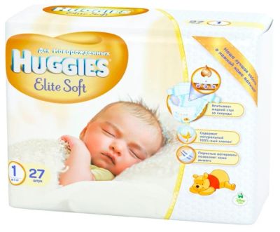 Лот: 4986077. Фото: 1. Детские подгузники Huggies Elite... Детская гигиена