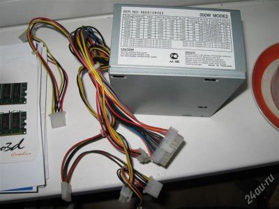 Лот: 954473. Фото: 1. Блок питания 350W. Корпуса, блоки питания