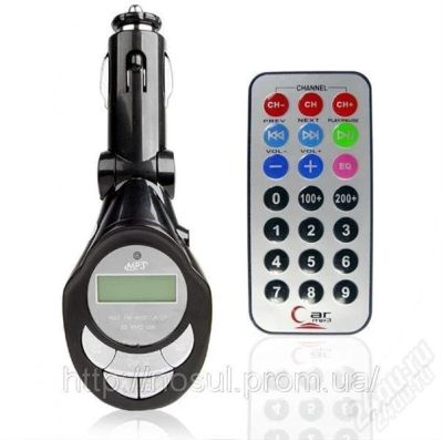 Лот: 845822. Фото: 1. fm модулятор usb+sd+ aux, с пультом... Аксессуары для автозвука