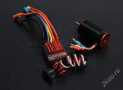 Лот: 2536147. Фото: 1. Б/к система масштаб 1/18 turnigy... Автомоделизм