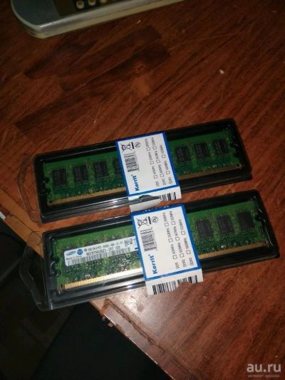 Лот: 10828326. Фото: 1. DDR2 2*2gb Samsung 6400U - 800MHz... Оперативная память