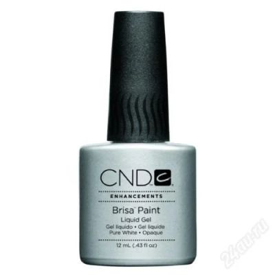 Лот: 1414269. Фото: 1. CND Brisa Gel Paint: Pure White... Наращивание ногтей
