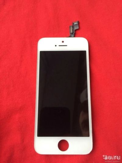 Лот: 8196843. Фото: 1. Дисплей iPhone 5S Белый оригинал. Дисплеи, дисплейные модули, тачскрины