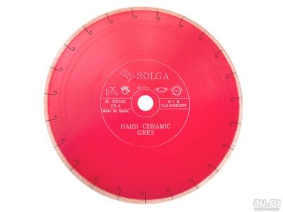 Лот: 9196632. Фото: 1. Диск алмазный Solga Hard Ceramics... Расходные материалы, сменные насадки