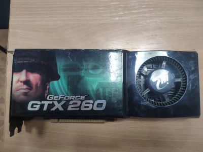 Лот: 24429338. Фото: 1. Видеокарта GTX 260 DDR3 896Gb... Видеокарты