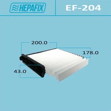 Лот: 18583742. Фото: 1. Салонный фильтр ac-204 hepafix... Расходные материалы