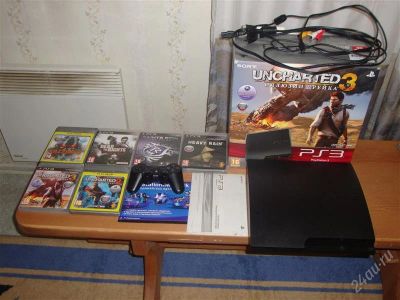 Лот: 2205337. Фото: 1. playstation 3 slim. Игровые приставки, консоли