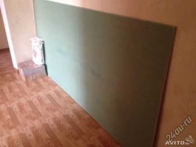 Лот: 4421332. Фото: 1. Гипсокартон Knauf 12,5 влагостойкий. Подвесные потолки, гипсокартон