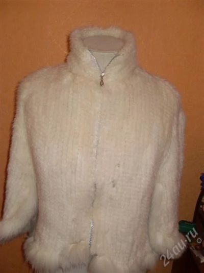 Лот: 2587774. Фото: 1. пелерина из вязанной норки. Накидки, шали, палантины