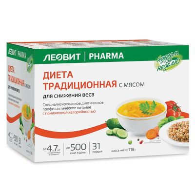 Лот: 23723851. Фото: 1. Леовит Худеем за неделю Кейс Традиционная... Лекарства