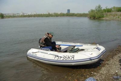Лот: 3094005. Фото: 1. Лодка, надувная, с транцем, весельная... Лодки и катера