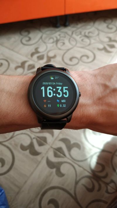 Лот: 16557483. Фото: 1. Xiaomi Haylou Solar LS-05 (б/у... Смарт-часы, фитнес-браслеты, аксессуары