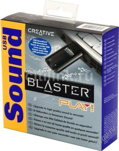 Лот: 1268370. Фото: 1. Звуковая карта USB CREATIVE Sound... Звуковые карты