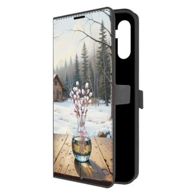Лот: 25135188. Фото: 1. Чехол Krutoff Eco Book "Верба... Чехлы, бамперы