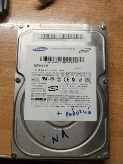 Лот: 20072090. Фото: 1. Жёсткий диск Samsung 40Gb. Жёсткие диски (HDD)