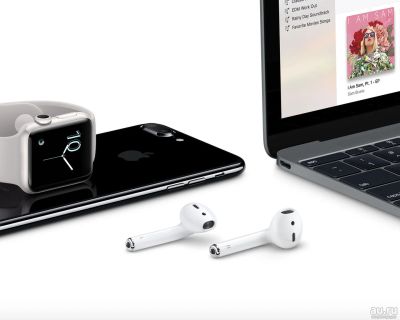 Лот: 13405780. Фото: 1. AirPods. Наушники, гарнитуры